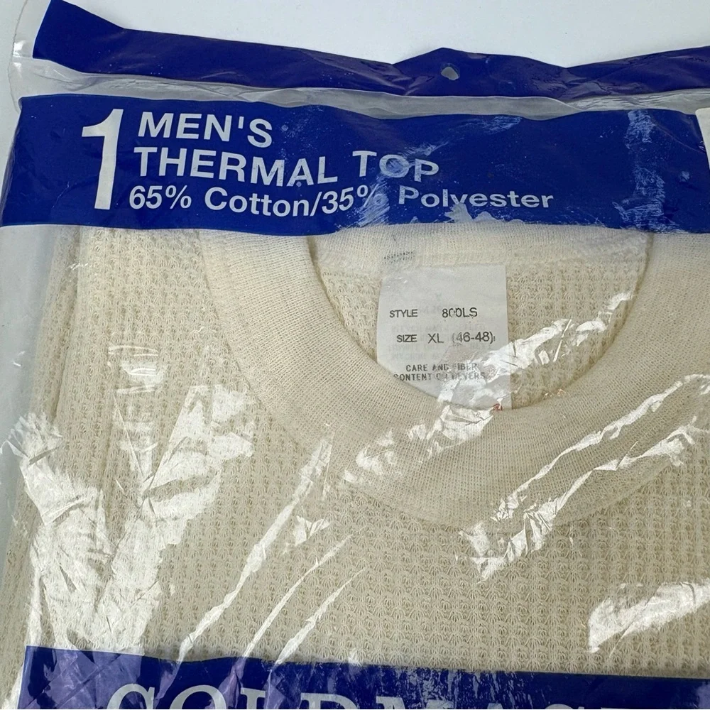 NWT Indera Mills Coldmaster Long Johns Men’s Thermal Knit Top Size XL